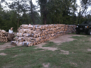 Stretch Wrapped Firewood